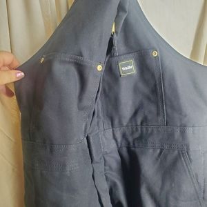 Mens Size L Walls Black Bibb Coveralls